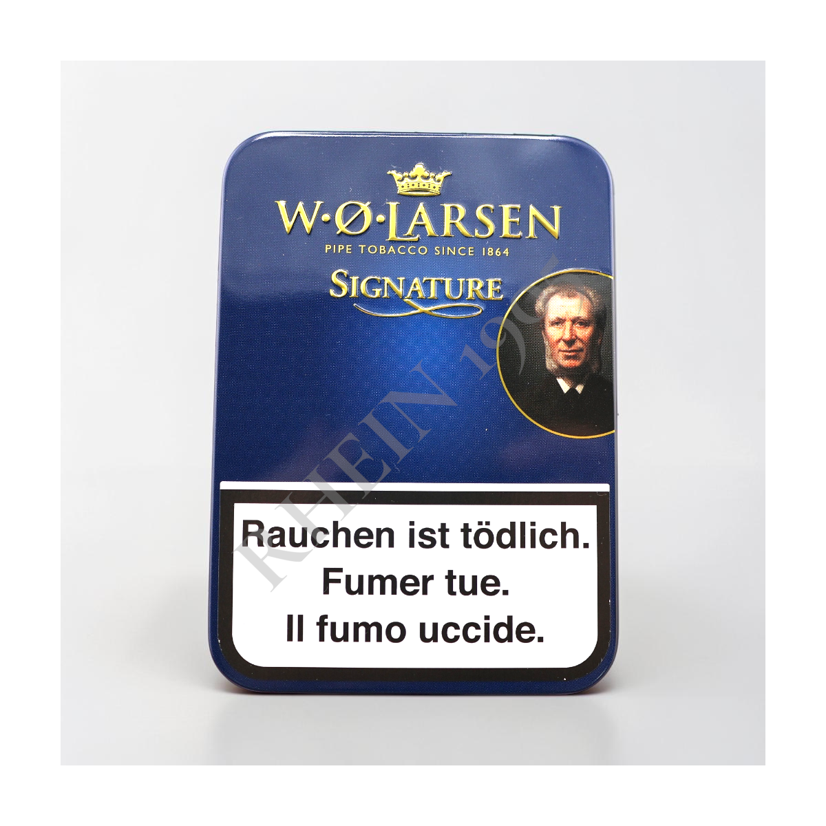W.O. LARSEN SIGNATURE — Rhein 1905