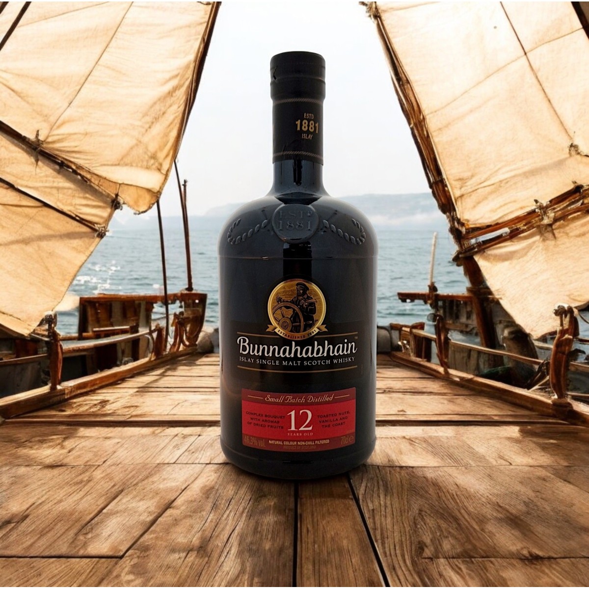 WHISKY BUNNAHABHAIN 12 years 2016 46.3% 70 cl — Rhein 1905