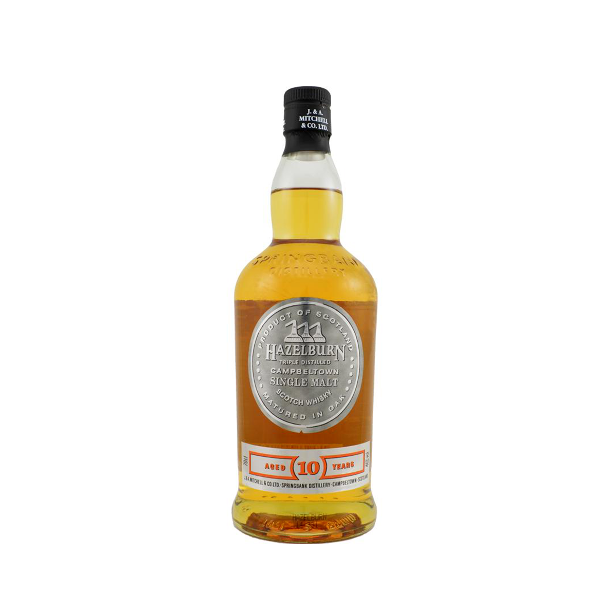 WHISKY HAZELBURN 10 YEARS SINGLE MALT — Rhein 1905