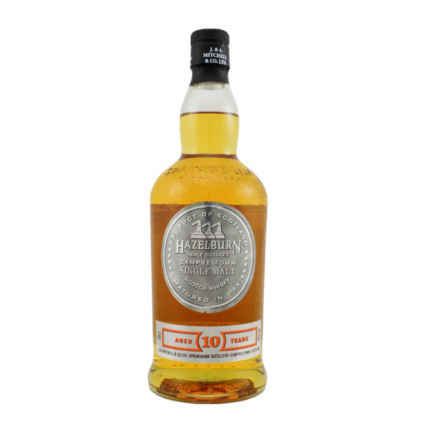 WHISKY HAZELBURN 10 YEARS SINGLE MALT — Rhein 1905