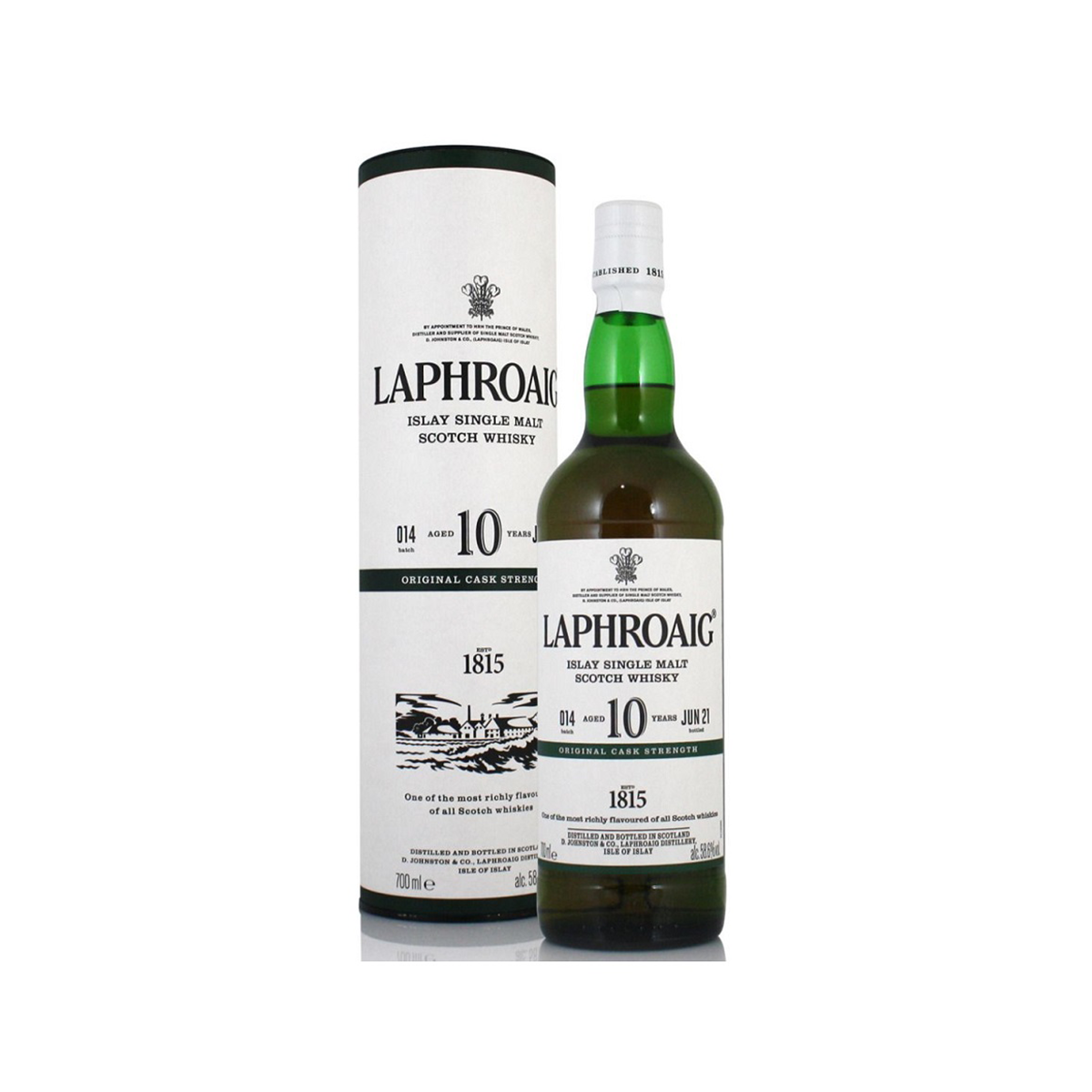 WHISKY LAPHROAIG 10 YEARS CASK B14 58,6% 70CL — Rhein 1905