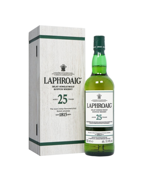 WHISKY LAPHROAIG 25 YEARS 2022 CASK STRENGH 53,4% - 70CL — Rhein 1905