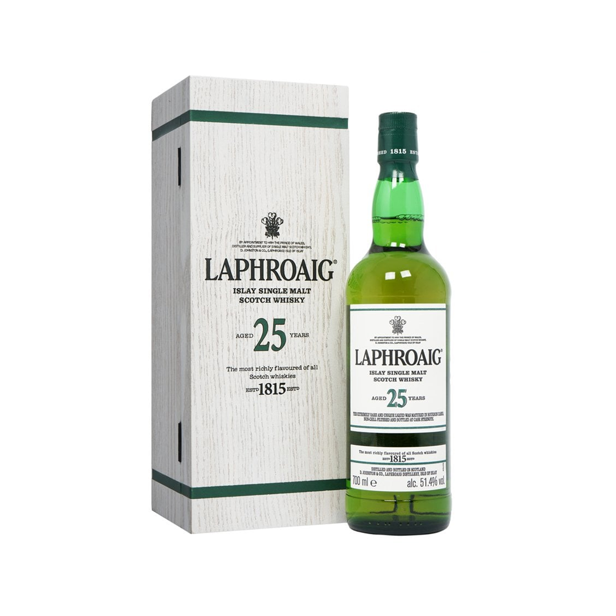 WHISKY LAPHROAIG 25 YEARS 2022 CASK STRENGH 53,4% - 70CL — Rhein 1905