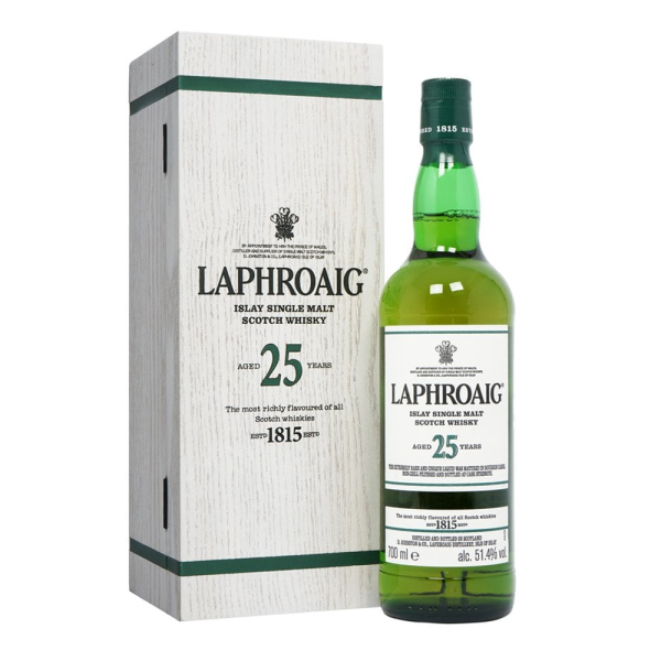 WHISKY LAPHROAIG 25 YEARS 2022 CASK STRENGH 53,4% - 70CL — Rhein 1905