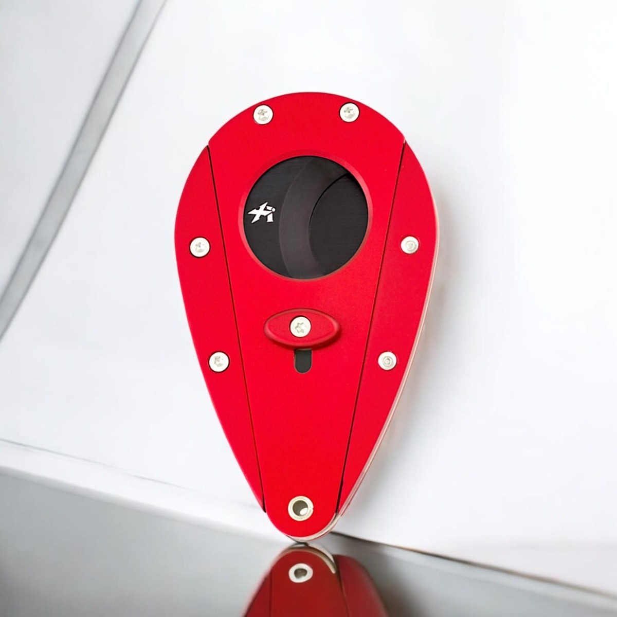 XIKAR CUTTER XI1 ALU RED AND BLACK BLADE — Rhein 1905
