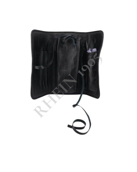 PIPE BAG BLACK SHEEP LEATHER — Rhein 1905