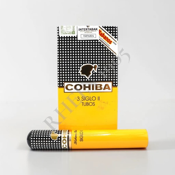 COHIBA SIGLO II TUBOS  CARDBOX /3 — Rhein 1905