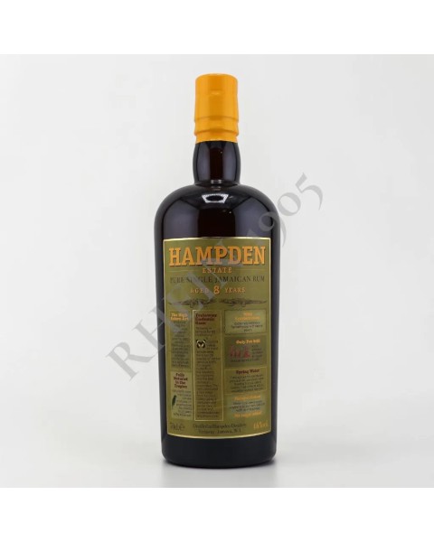 HAMPDEN 8 YEARS 46% 70CL — Rhein 1905