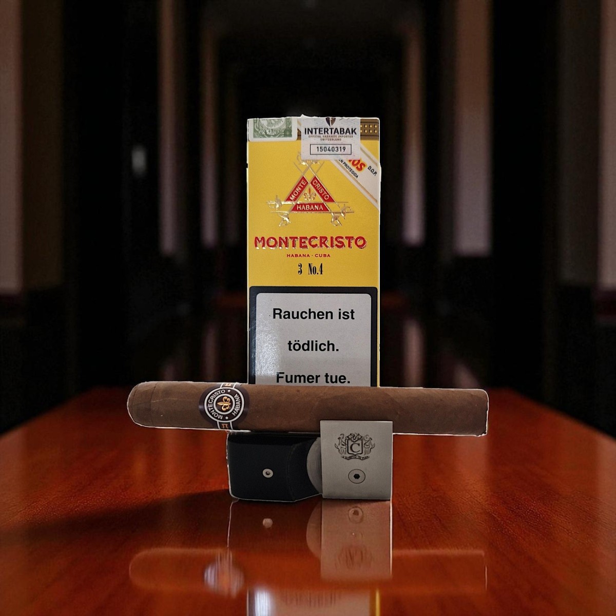 MONTECRISTO N°4 CARDBOX /3 — Rhein 1905
