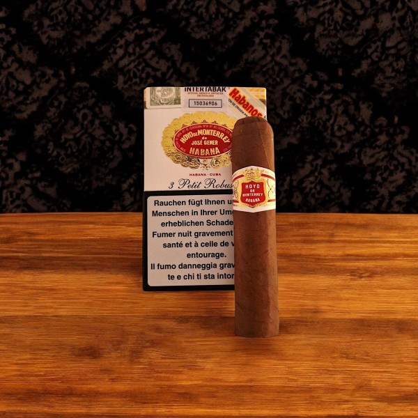 HOYO DE MONTERRAY PETIT ROBUSTO CARDBOX /3 — Rhein 1905