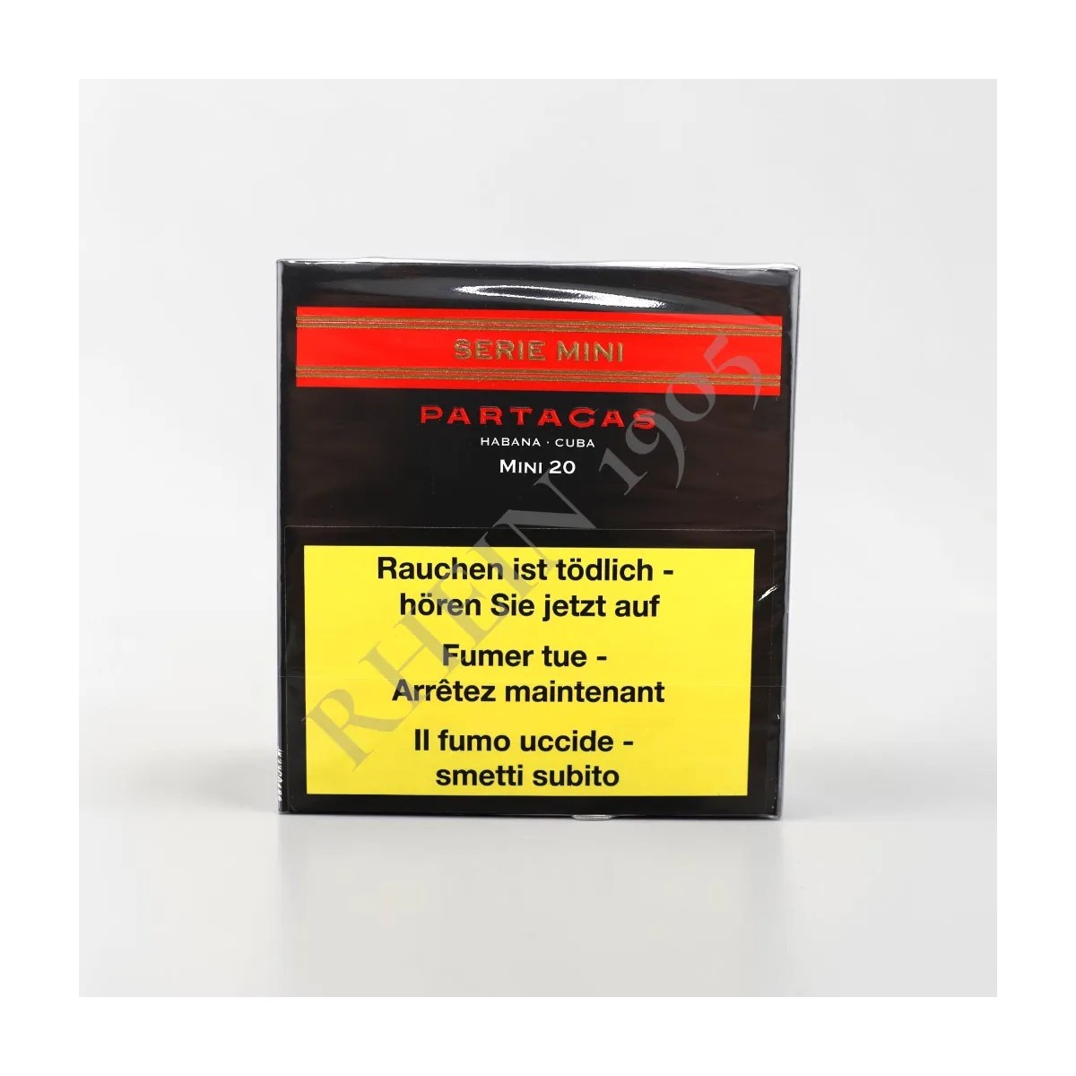 PARTAGAS MINI SÉRIE CIGARILLOS BLACK — Rhein 1905