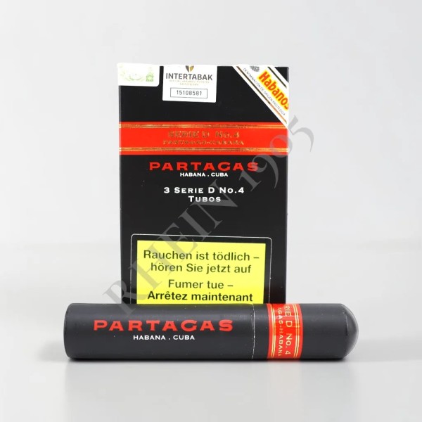 PARTAGAS SÉRIE D4 TUBOS CARDBOX /3 — Rhein 1905