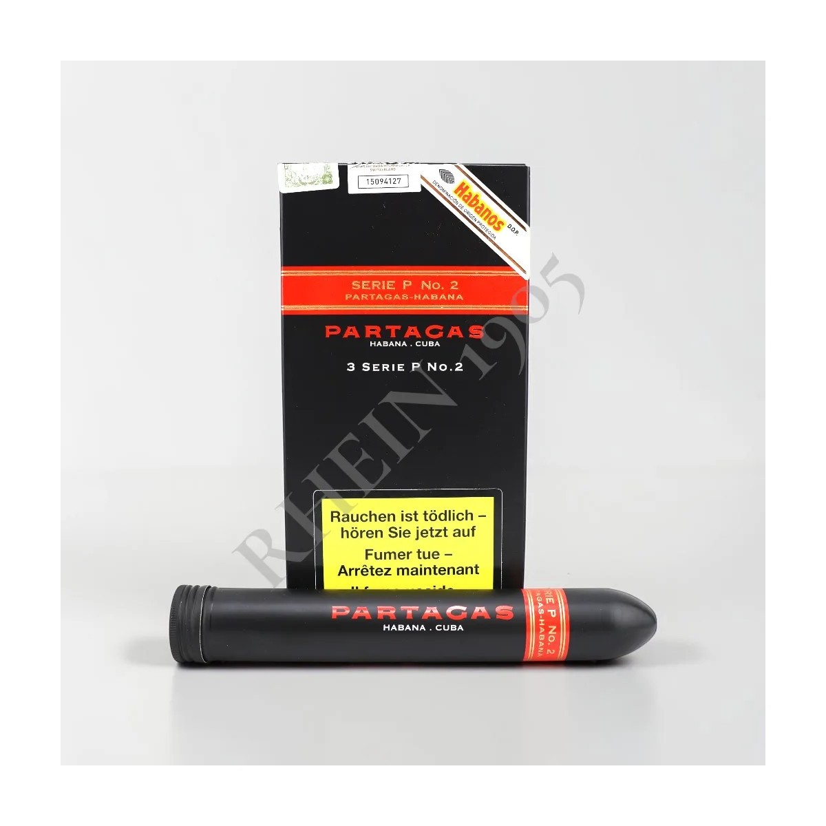 PARTAGAS SÉRIE P2 TUBOS CARDBOX /3 — Rhein 1905