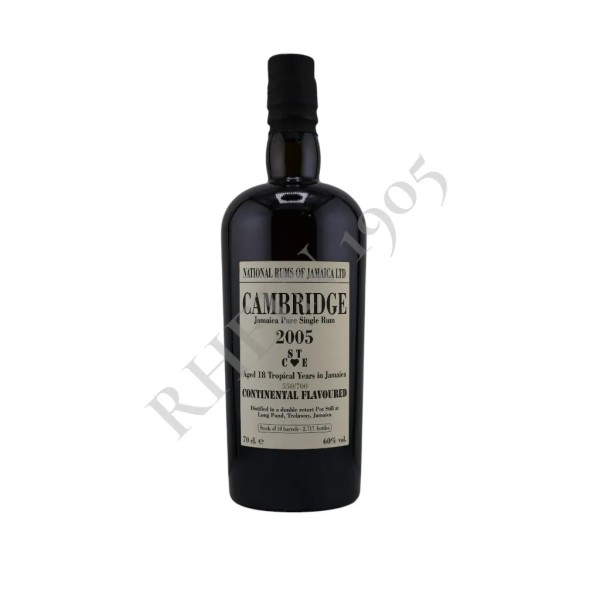 CAMBRIDGE JAMAICA RUM 2005 — Rhein 1905