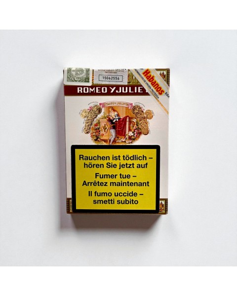 ROMEO Y JULIETA PETIT ROYALES TUBOS CARDBOX /3 — Rhein 1905