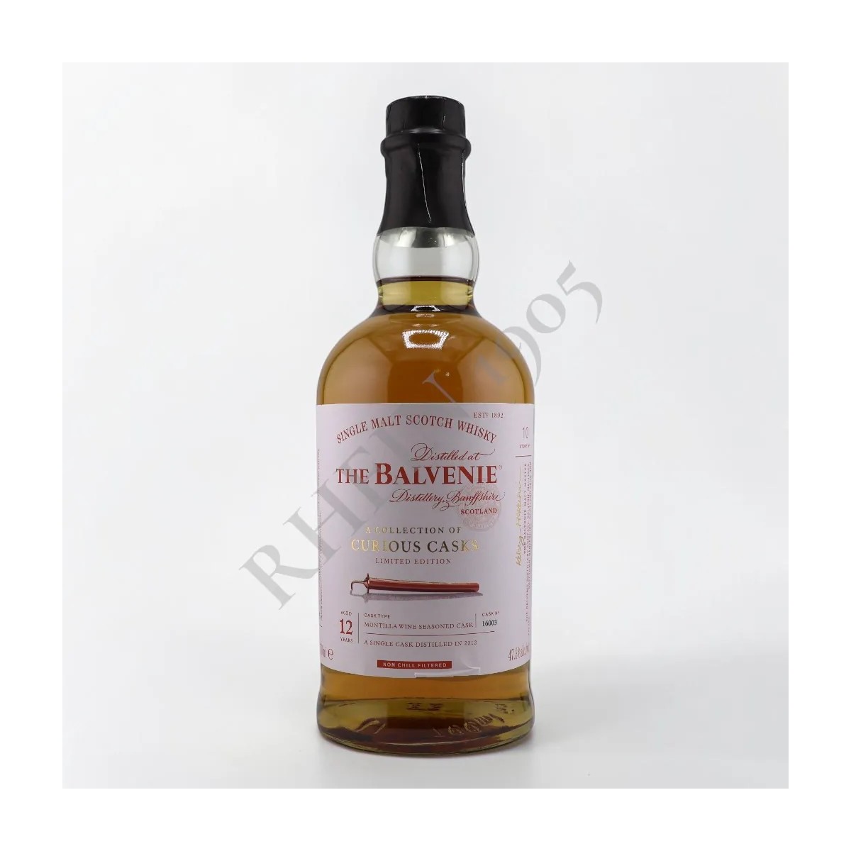THE BALVENIE 12yrs MONTILLA WINE CANK SINGLE MALT SCOTCH WHISKY BOX — Rhein 1905