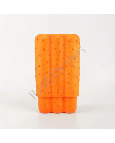 POROSUS 3'S OSTRICH TANGERINE WOODY — Rhein 1905