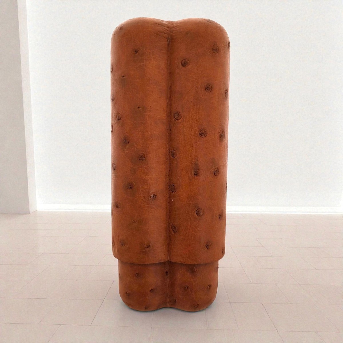 POROSUS 2'S OSTRICH COGNAC CHOCOLAT — Rhein 1905