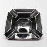 TYCOON CIGAR ASHTRAY II ECKIG BLACK — Rhein 1905