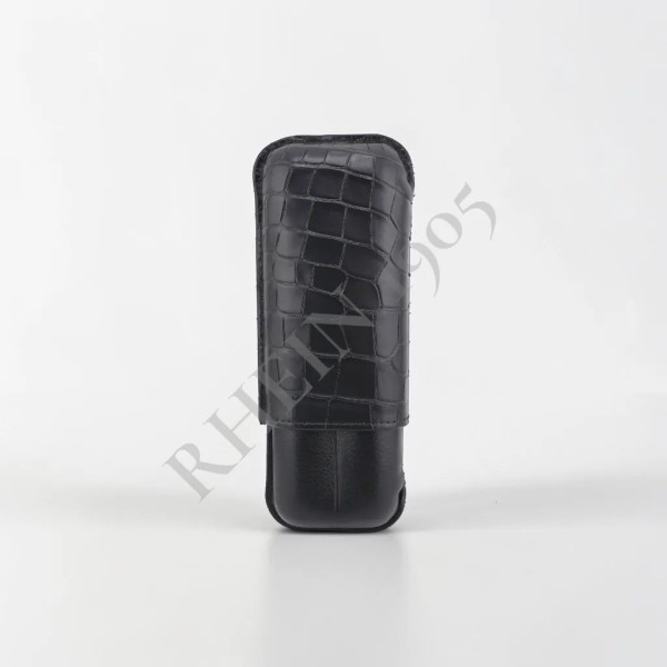 RÉCIFE ETUI 2'S MALACCA NOIR — Rhein 1905