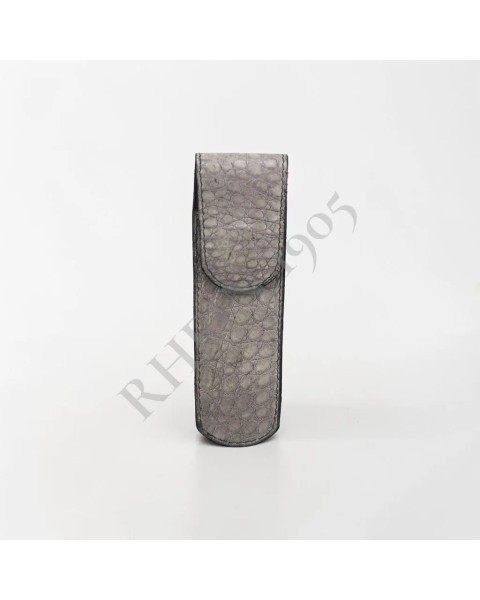 RHEIN LEATHER ETUI A STYLO CROCODILE — Rhein 1905