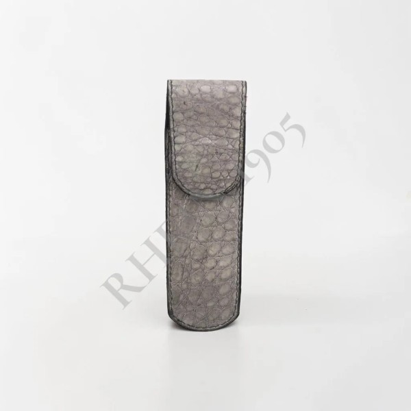RHEIN LEATHER ETUI A STYLO CROCODILE — Rhein 1905