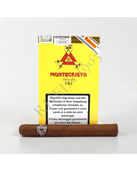 MONTECRISTO N3 CARDBOX /5 — Rhein 1905