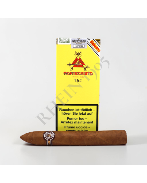MONTECRISTO NUMERO 2 CARDBOX /3 — Rhein 1905