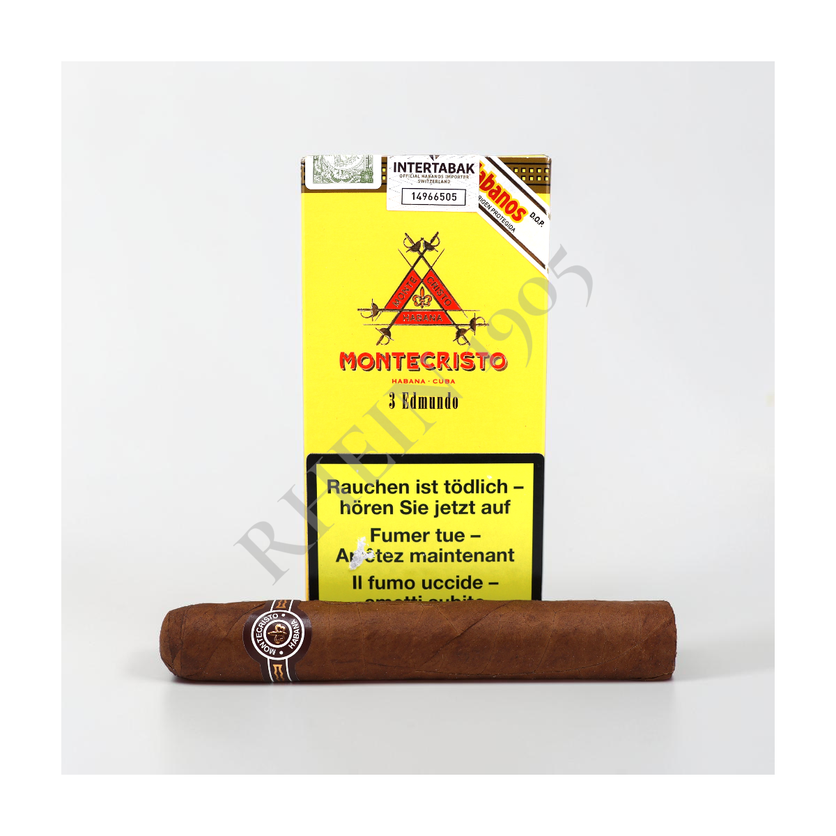 MONTECRISTO EDMUNDO CARDBOX /3 — Rhein 1905
