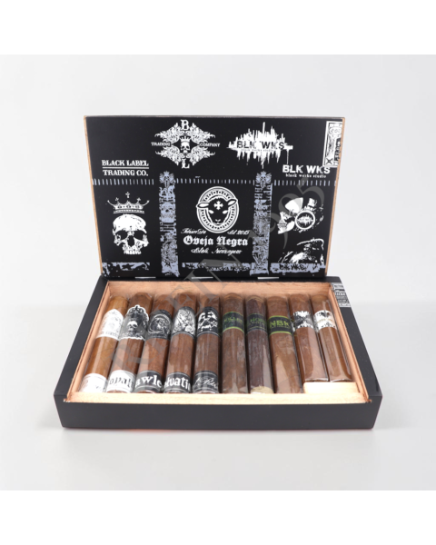 BLACK LABEL WKS ROBUSTO SAMPLER 10'S — Rhein 1905