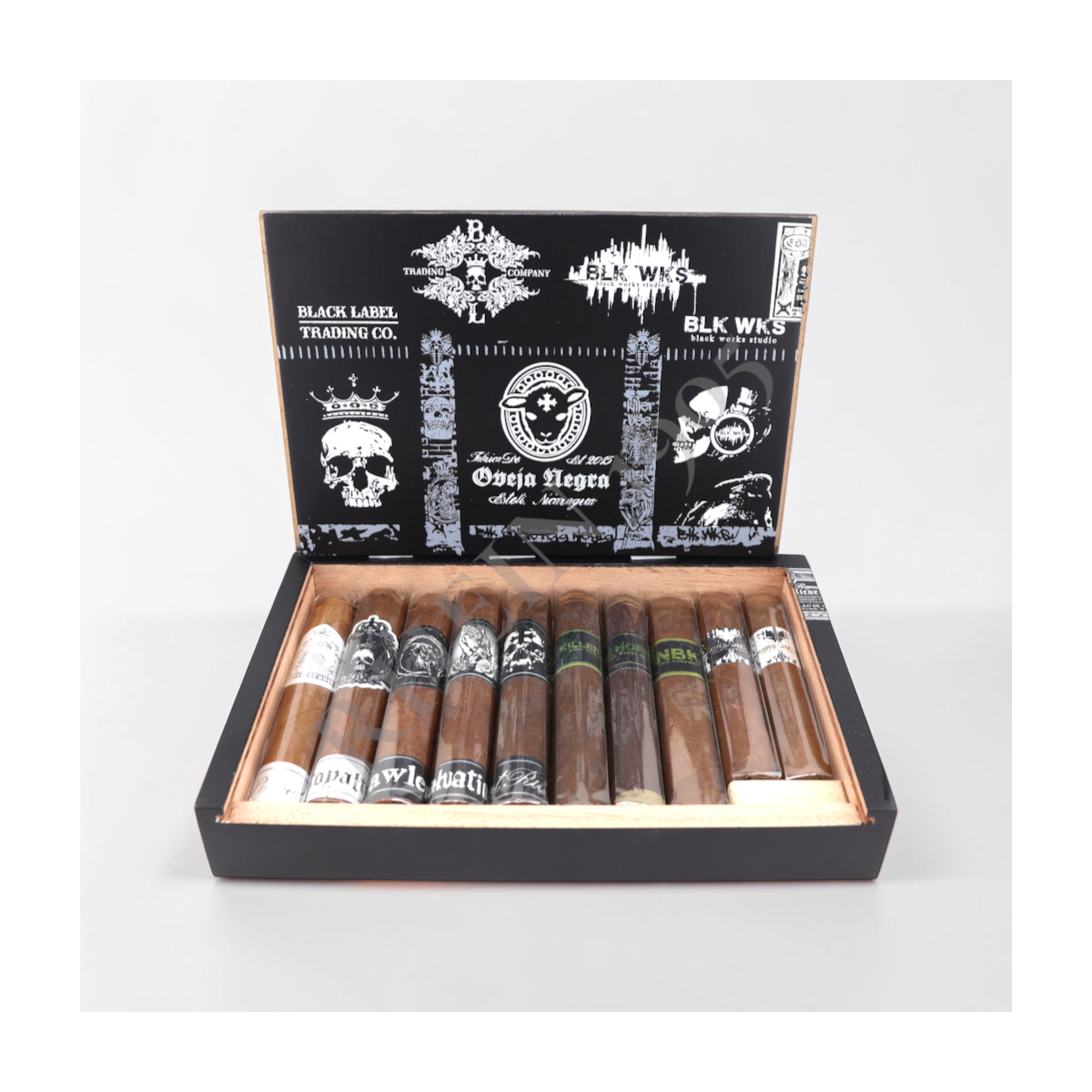 BLACK LABEL WKS ROBUSTO SAMPLER 10'S — Rhein 1905