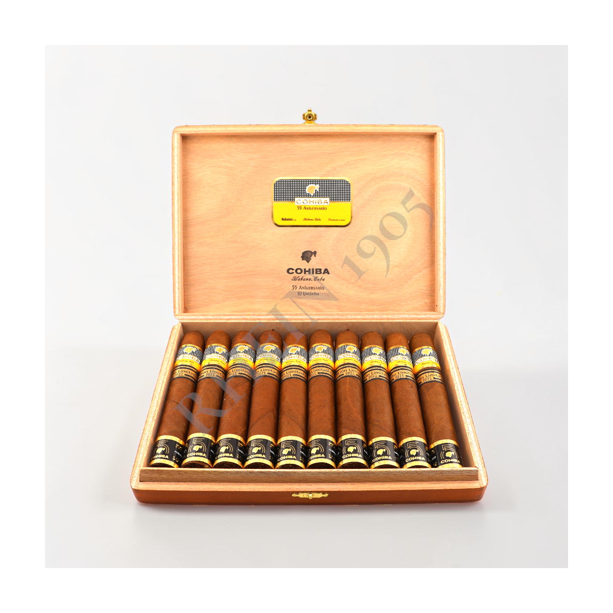 COHIBA 55 ANIVERSARIO VICTORIA EL 2021 - FULL BOX 10'S — Rhein 1905