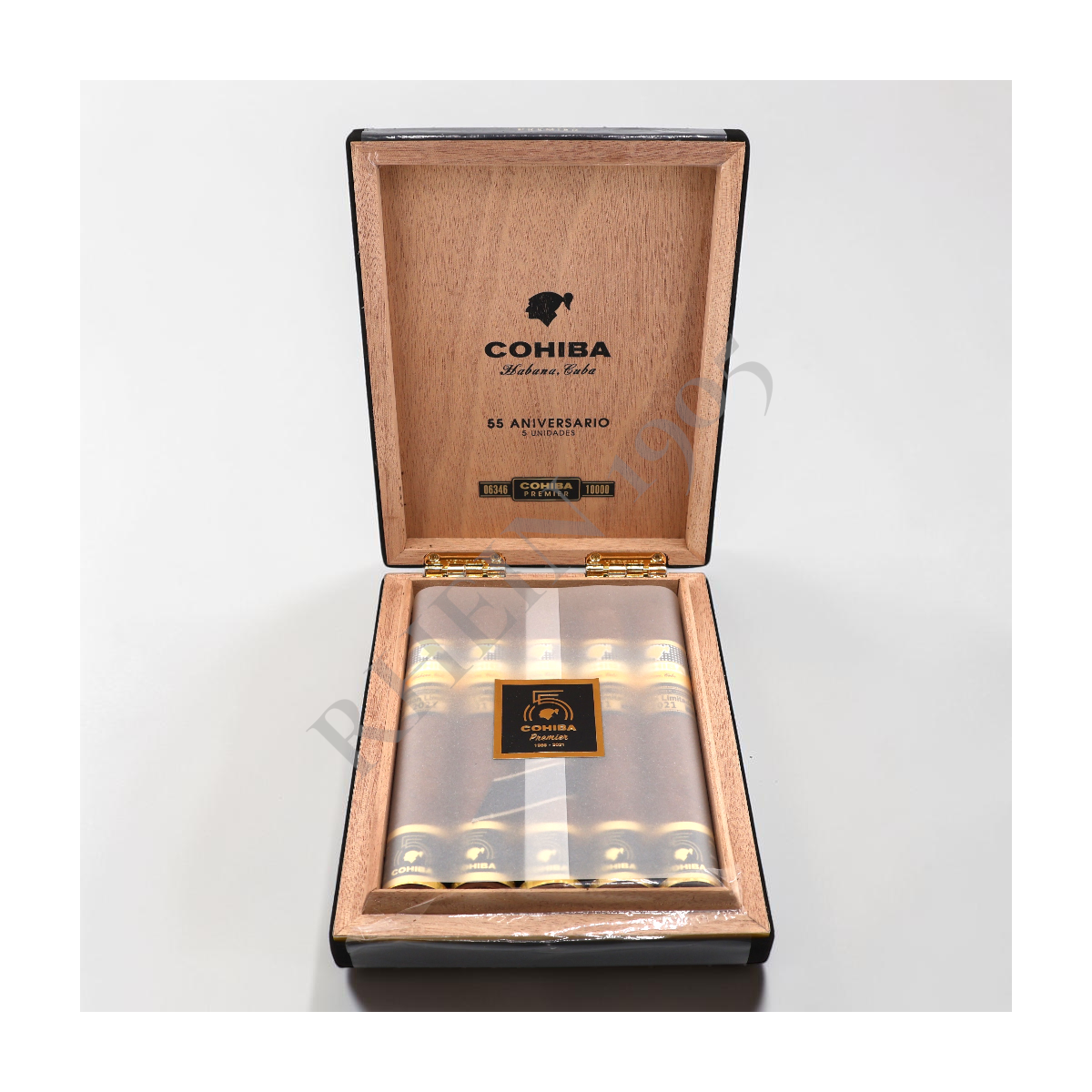 COHIBA 55TH "PREMIER" BOX 5 TRAVEL EL 2021 — Rhein 1905