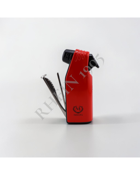 MYON BRIQUET PIPE ROUGE/NOIR — Rhein 1905