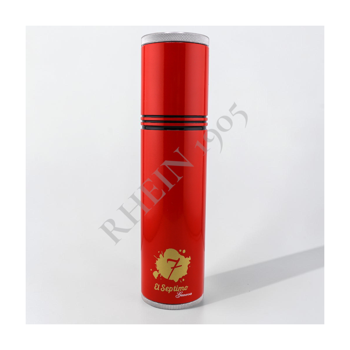 EL SEPTIMO ETUI 4 CIGARS TUBE ROUGE — Rhein 1905