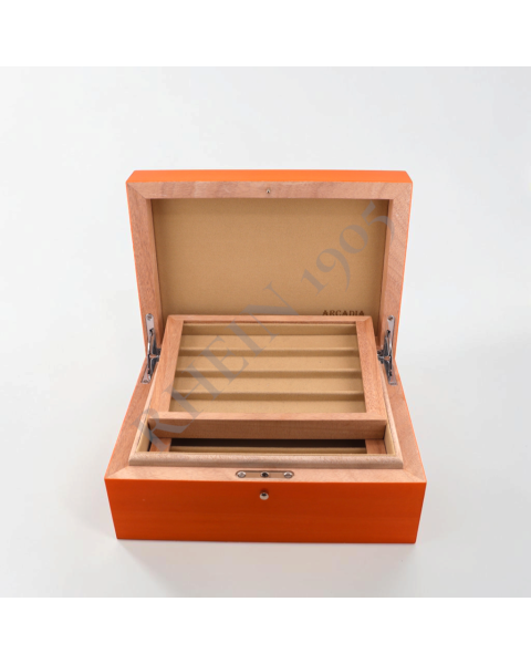 GENTILI HUMIDOR STYLOS ORANGE — Rhein 1905