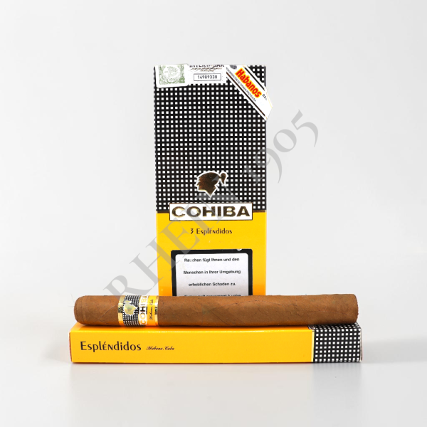 COHIBA ESPLENDIDOS  CARDBOX/3 — Rhein 1905