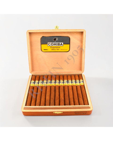 COHIBA EXQUISITOS BOX 25'S — Rhein 1905