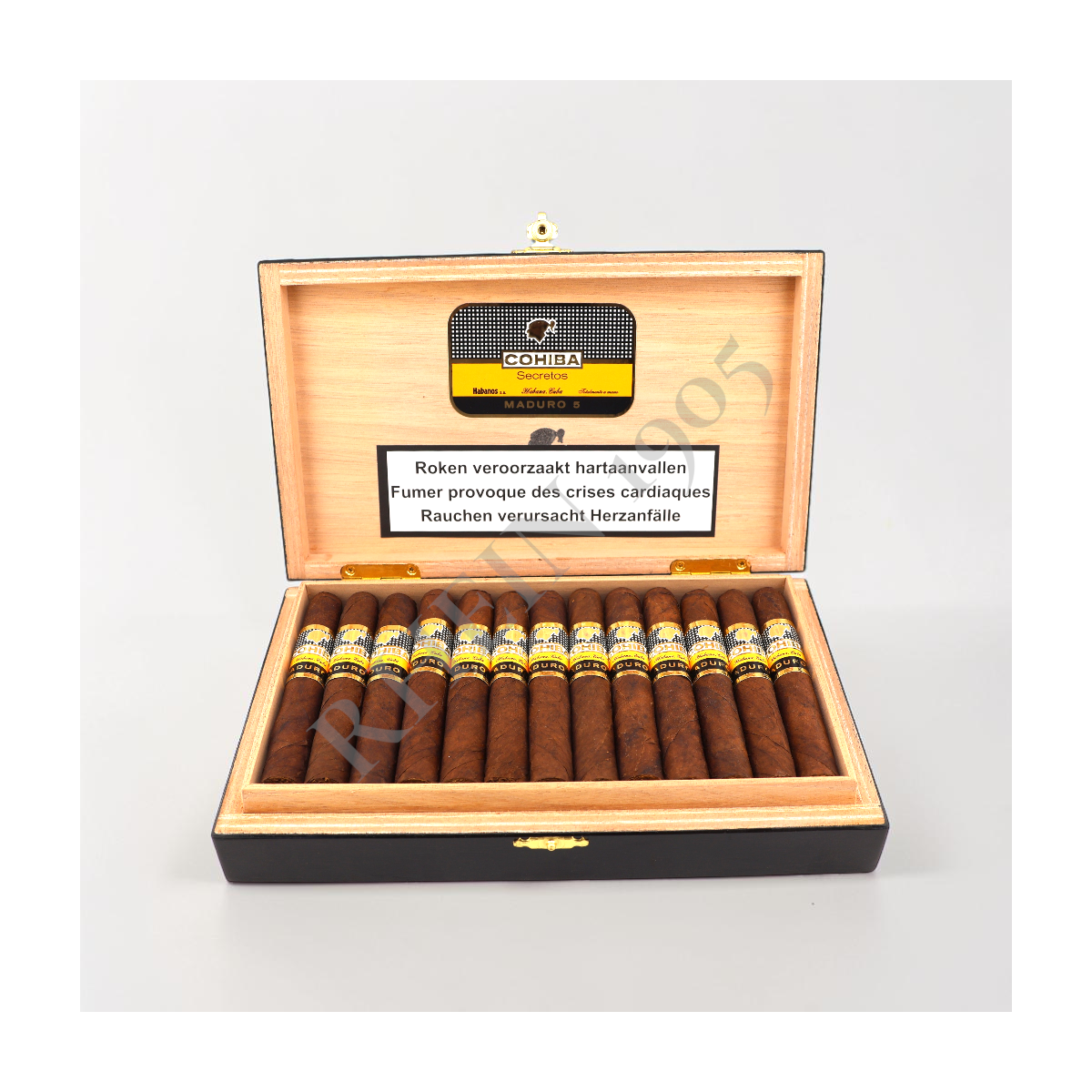 COHIBA MADURO 5 SECRETOS - FULL BOX 25'S — Rhein 1905