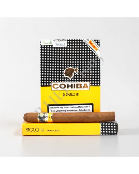 COHIBA SIGLO III CARDBOX /5 — Rhein 1905