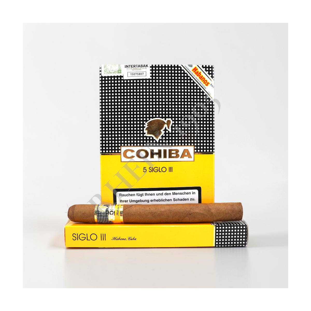 COHIBA SIGLO III CARDBOX /5 — Rhein 1905