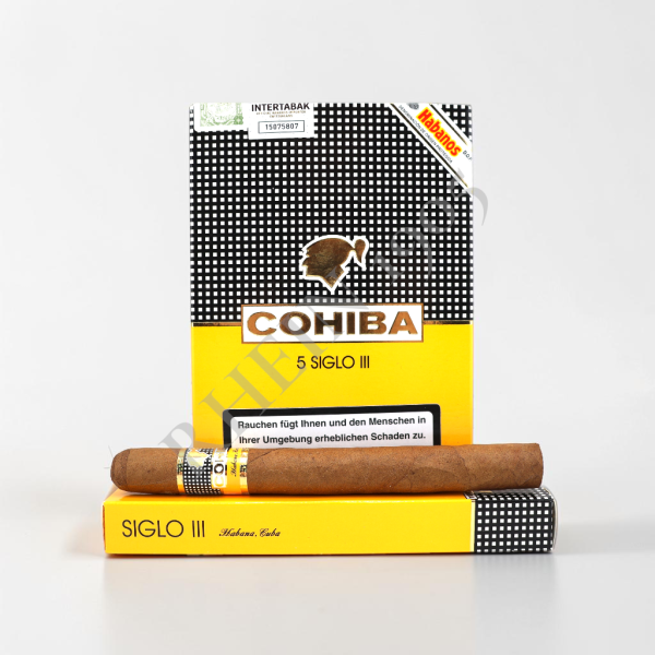 COHIBA SIGLO III CARDBOX /5 — Rhein 1905