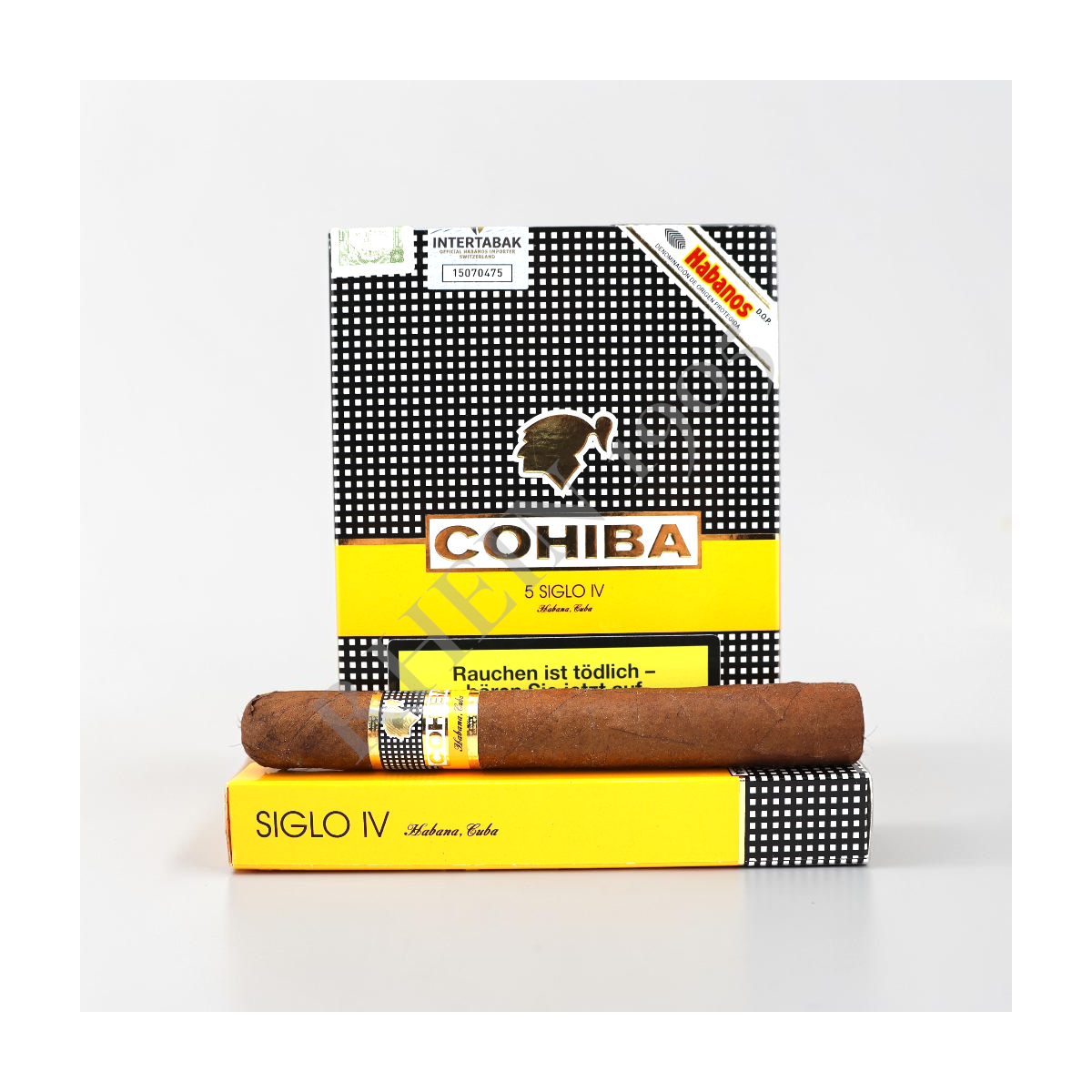 COHIBA SIGLO IV CARDBOX/5 — Rhein 1905