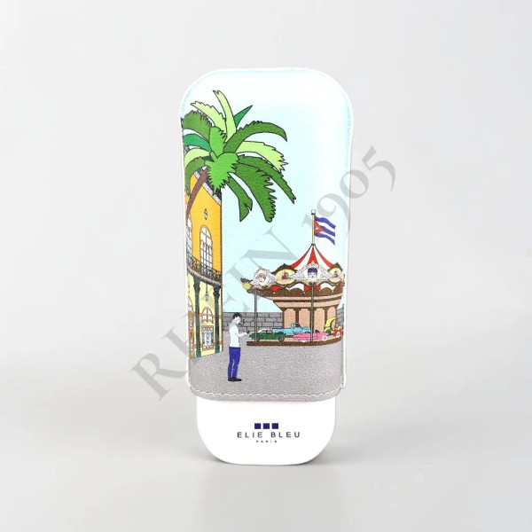 ELIE BLEU ETUI CASA CUBANA CAROUSEL 2 CIGARS CALIBRE 27 — Rhein 1905
