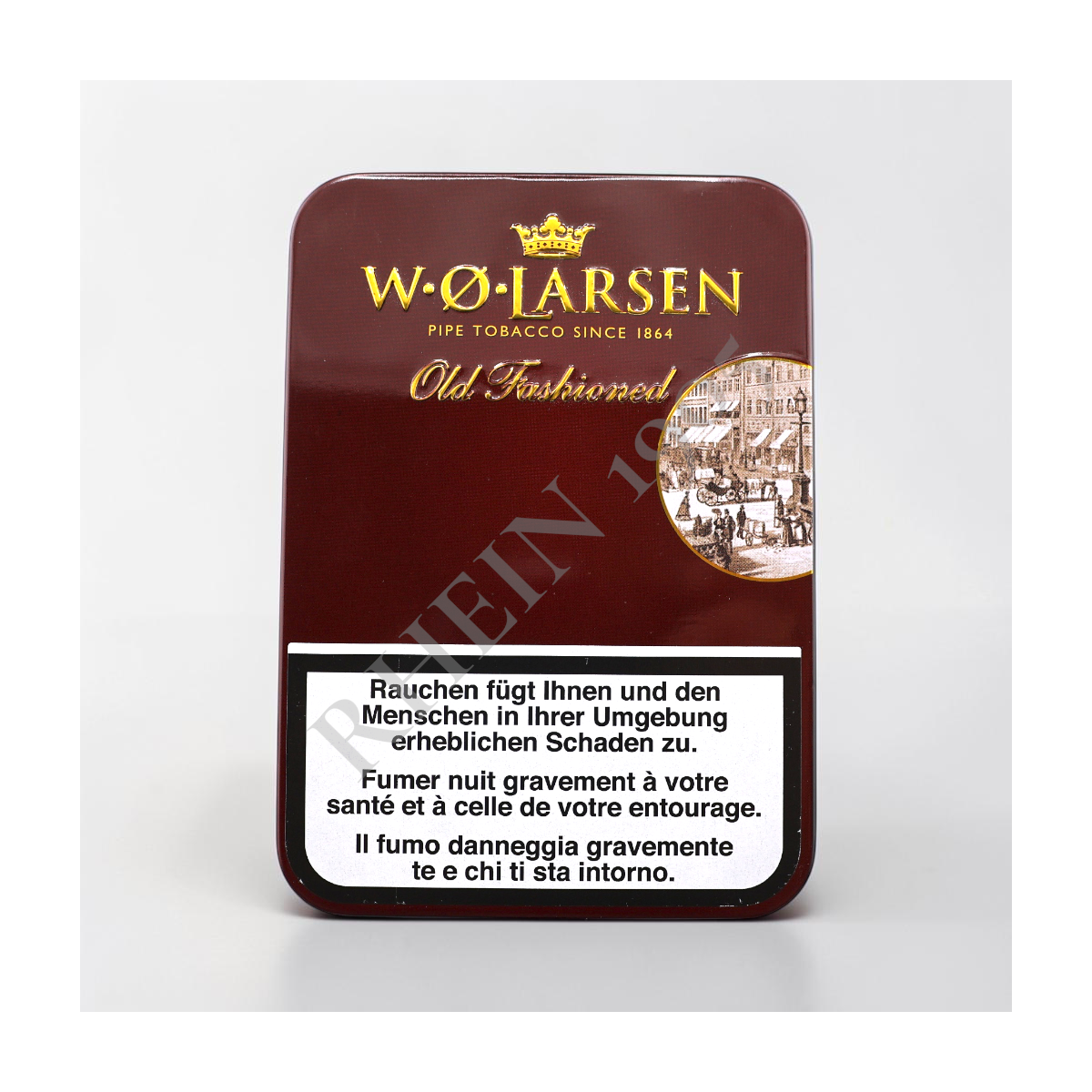 LARSEN TABAC OLD FASHIONED TIN 100 gas — Rhein 1905