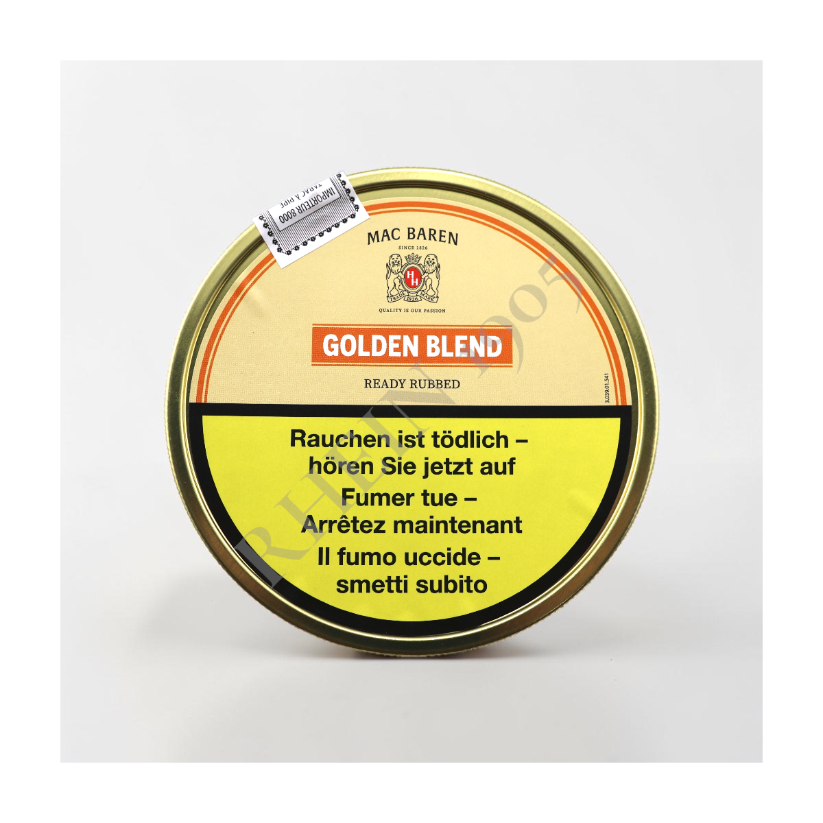 MAC BAREN GOLDEN BLEND TIN — Rhein 1905