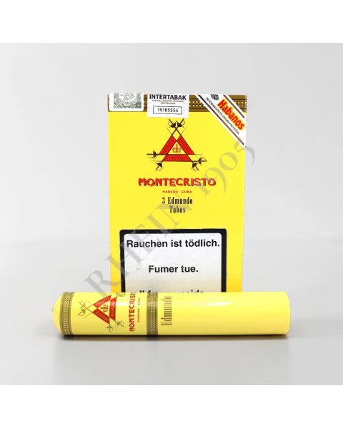 MONTECRISTO EDMUNDO TUBOS CARD BOX 3 — Rhein 1905