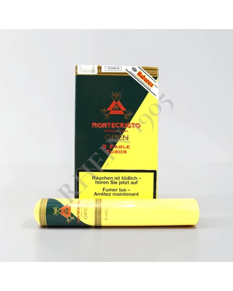MONTECRISTO OPEN EAGLE TUBOS CARDBOX/3 — Rhein 1905