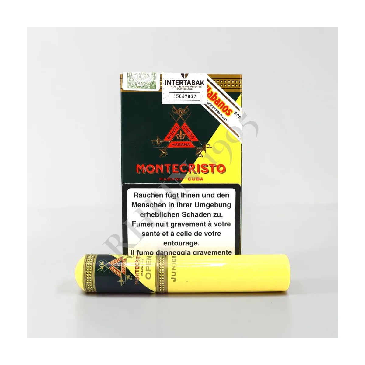 MONTECRISTO OPEN JUNIOR TUBOS CARDBOX/ 3 — Rhein 1905