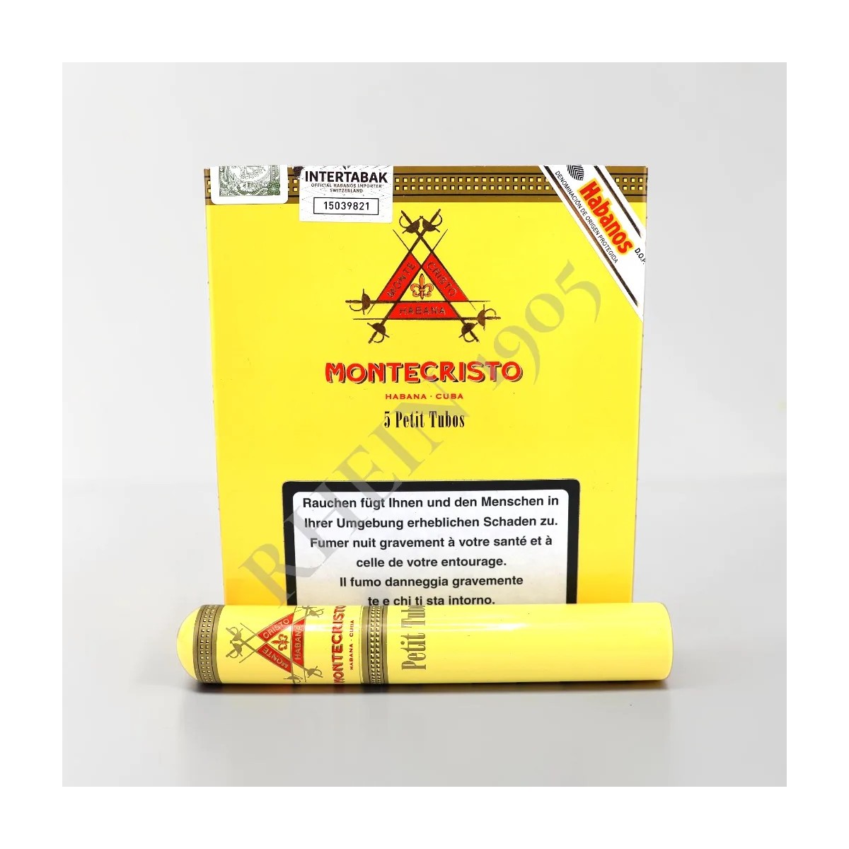 MONTECRISTO PETIT TUBOS CARDBOX /5 — Rhein 1905